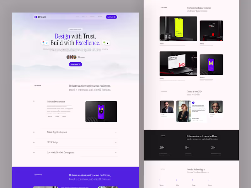 Cover image for Digital Agency Website – A
