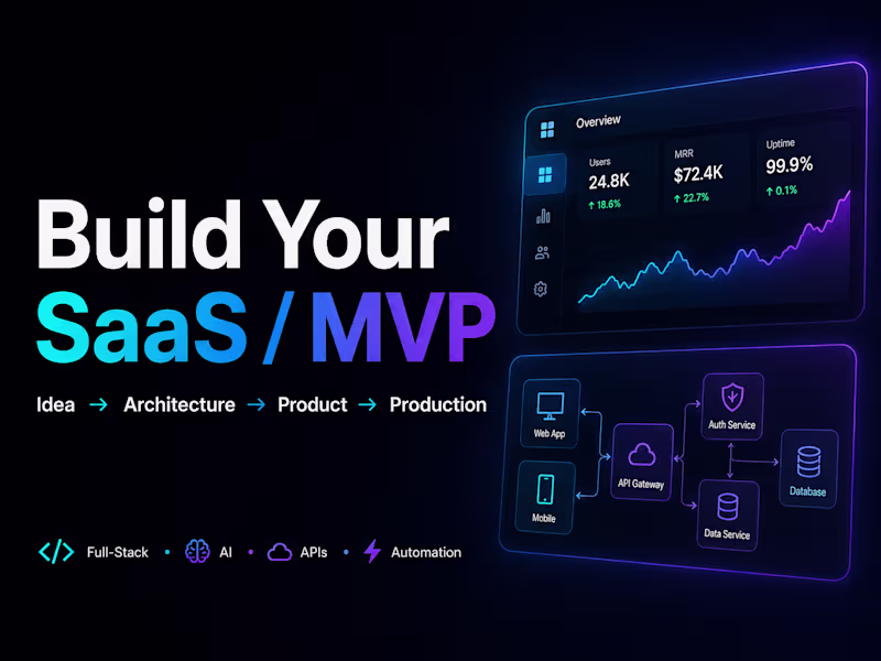Cover image for Build Your SaaS or MVP From Idea to Production