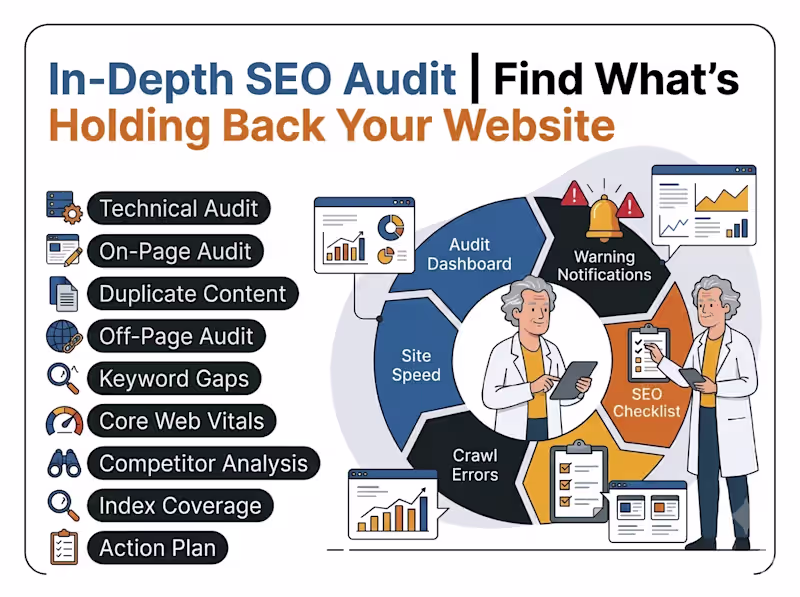 Cover image for In-Depth SEO Audit | Uncover What is Holding Your Website Back