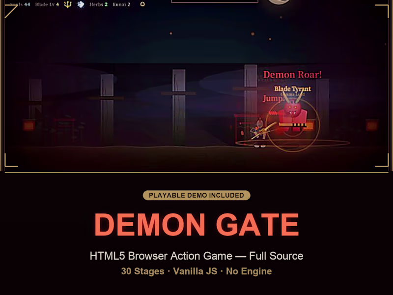 Cover image for Shipped Demon Gate — a