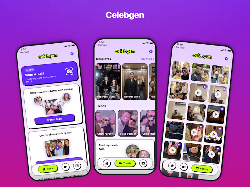 Cover image for CelebGen – AI Celebrity Photo