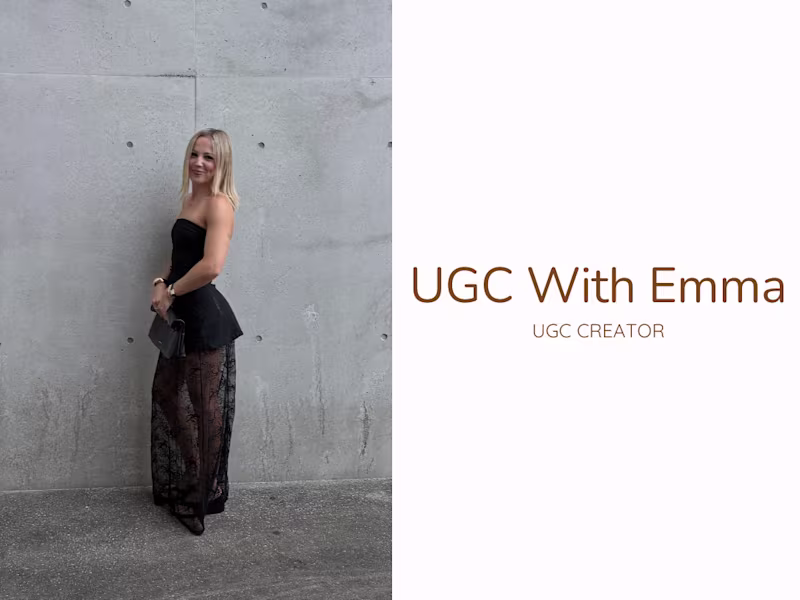 Cover image for Short Form UGC (Tiktok / Instagram)