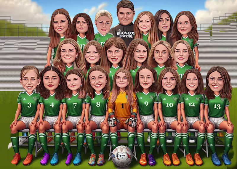 Cover image for Custom Digital Caricature Portrait