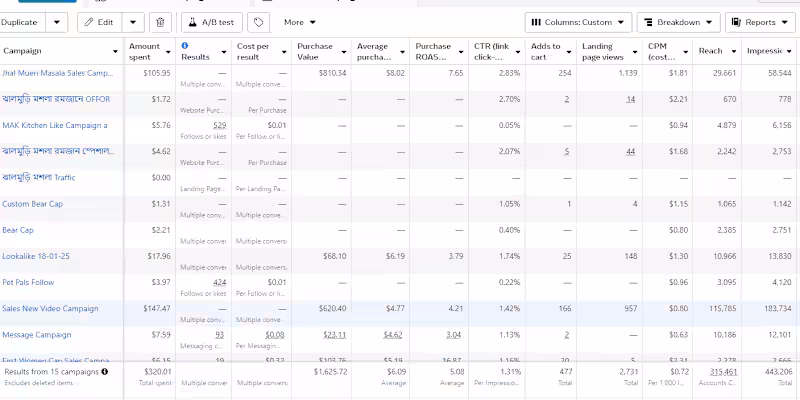 Cover image for Facebook Ads Campaign 266+ Sales in 15 days