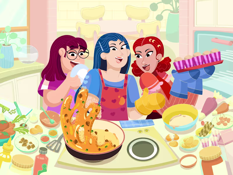 Cover image for Girl Activity - Illustration