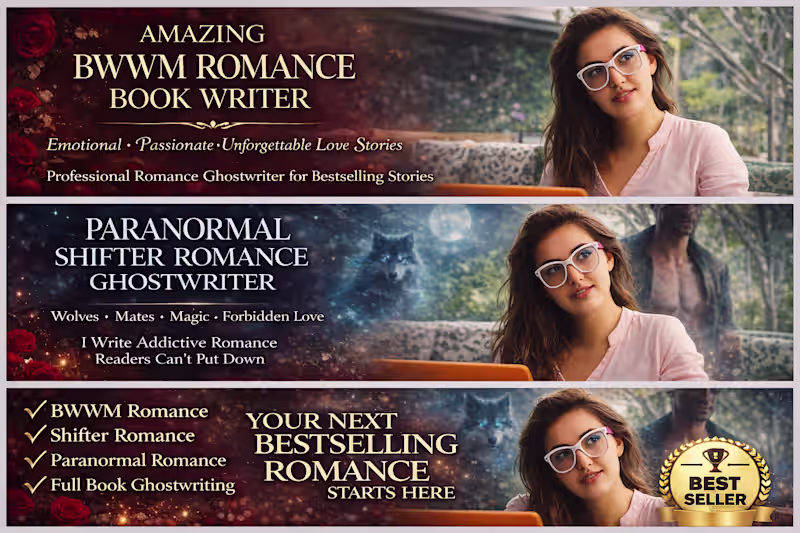 Cover image for A romance book