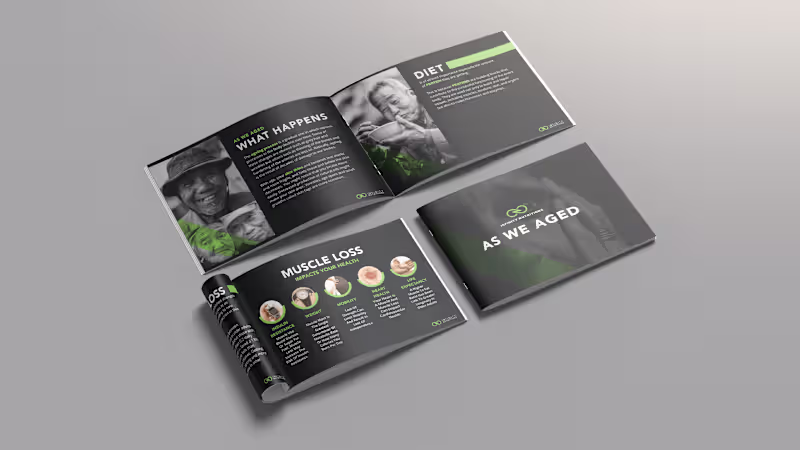 Cover image for Nutrition Supplement Product Catalog Design