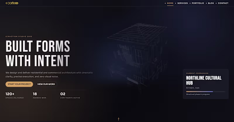 Cover image for Professional Website Development for Construction Business