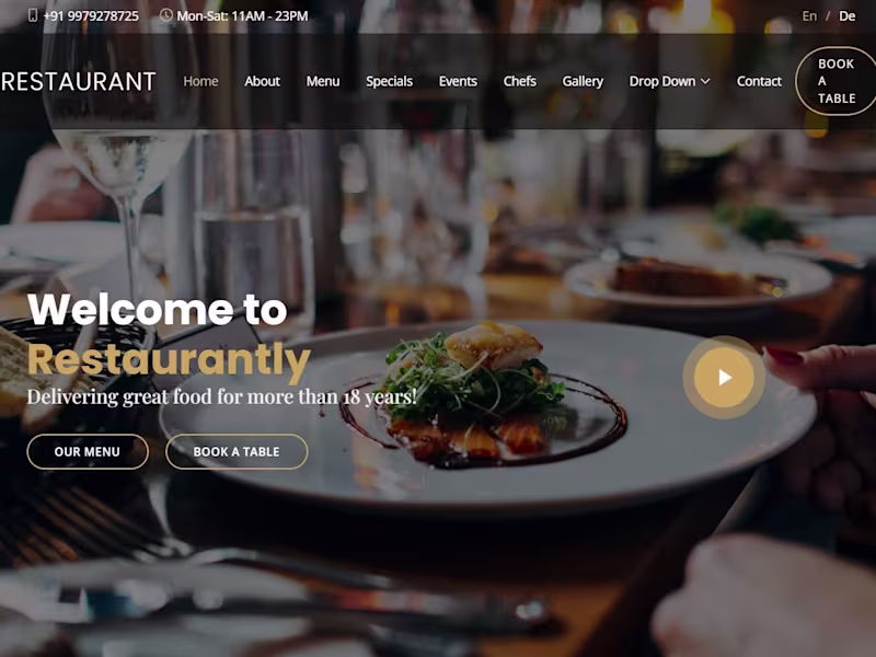 Cover image for Restaurant