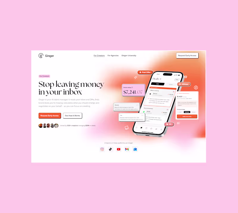 Cover image for Designed the app and website