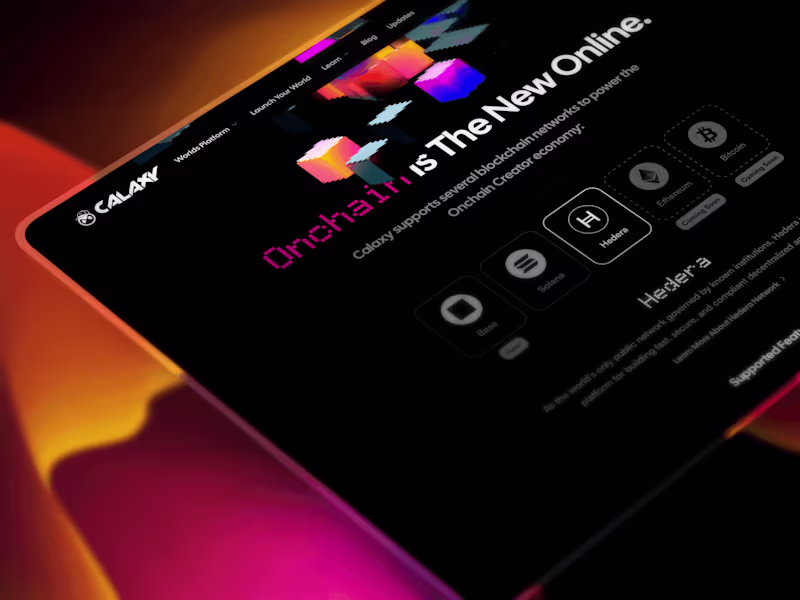 Cover image for Web3 Social Platform Marketing Website Design & Build