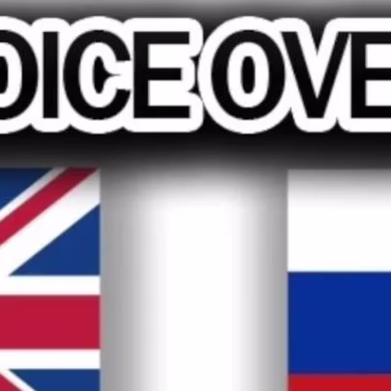 Cover image for Russian accent English voice over for a video game