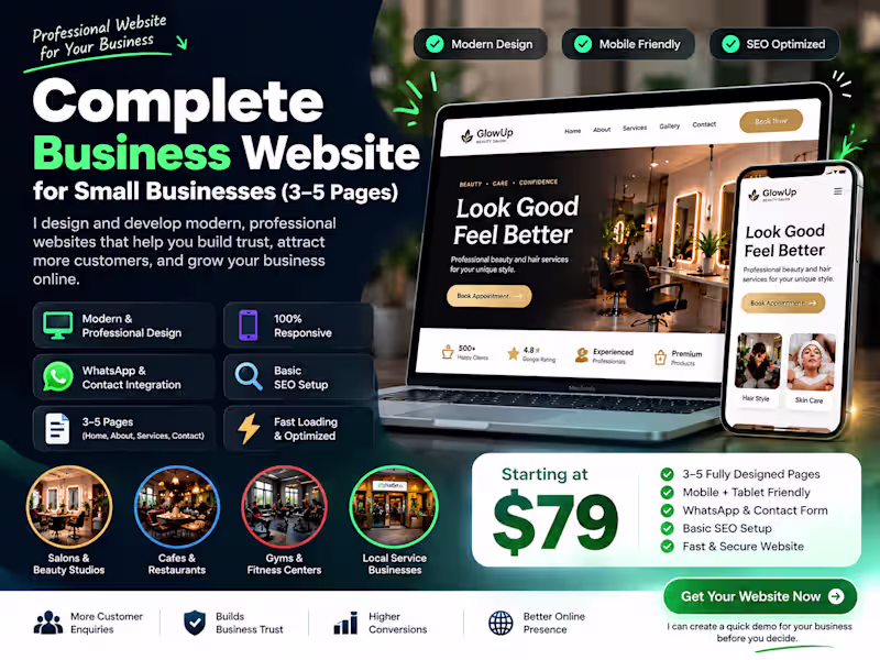 Cover image for Complete Business Website 