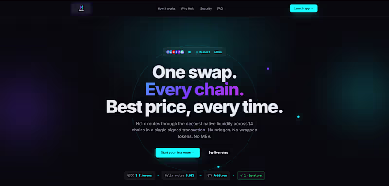 Cover image for Helix Protocol (fictional DeFi liquidity