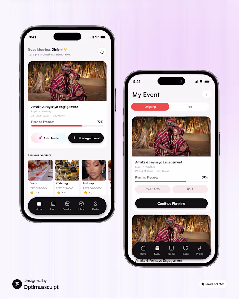 Cover image for AI assisted Event Planning App