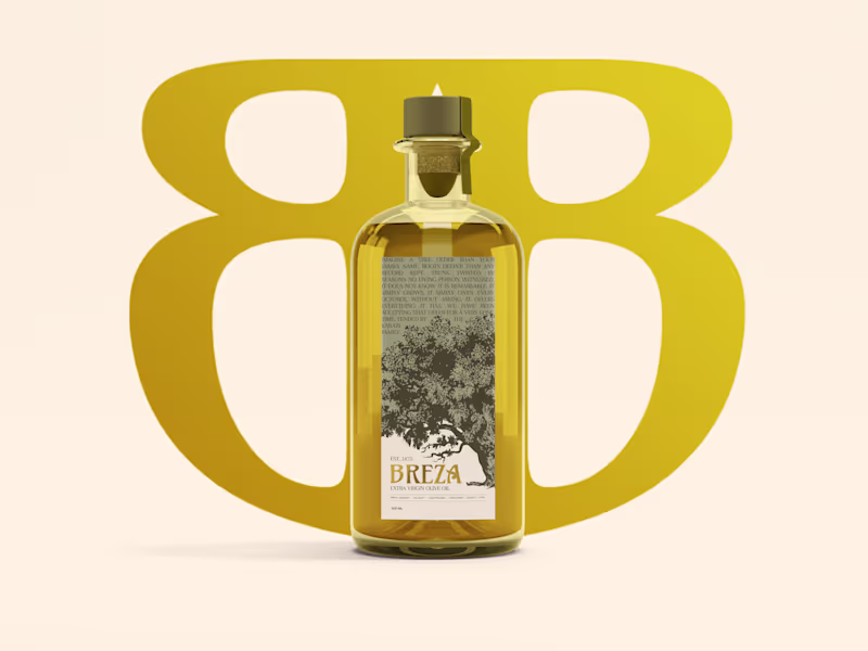 Cover image for Breza — Extra Virgin Olive Oil Brand Identity
