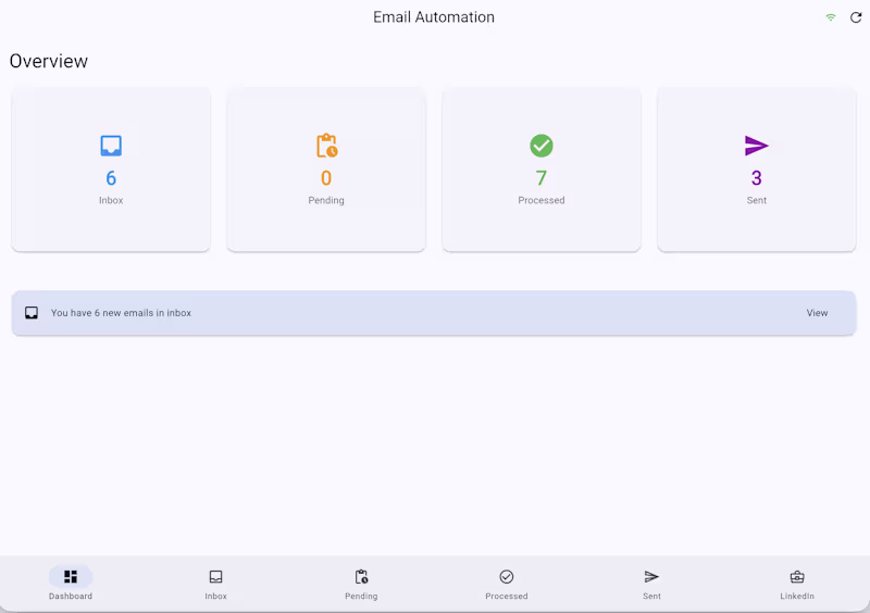 Cover image for Email + Linkdin Automation System.