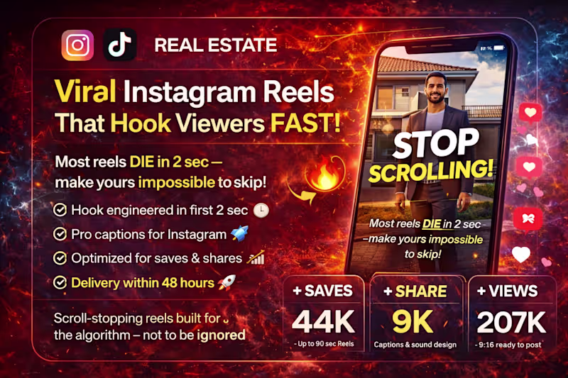 Cover image for Instagram Reels Editing | Scroll-Stopping Short Form Content