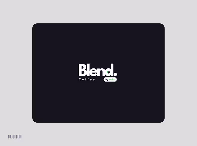 Cover image for Blend: Coffee - Logo Design