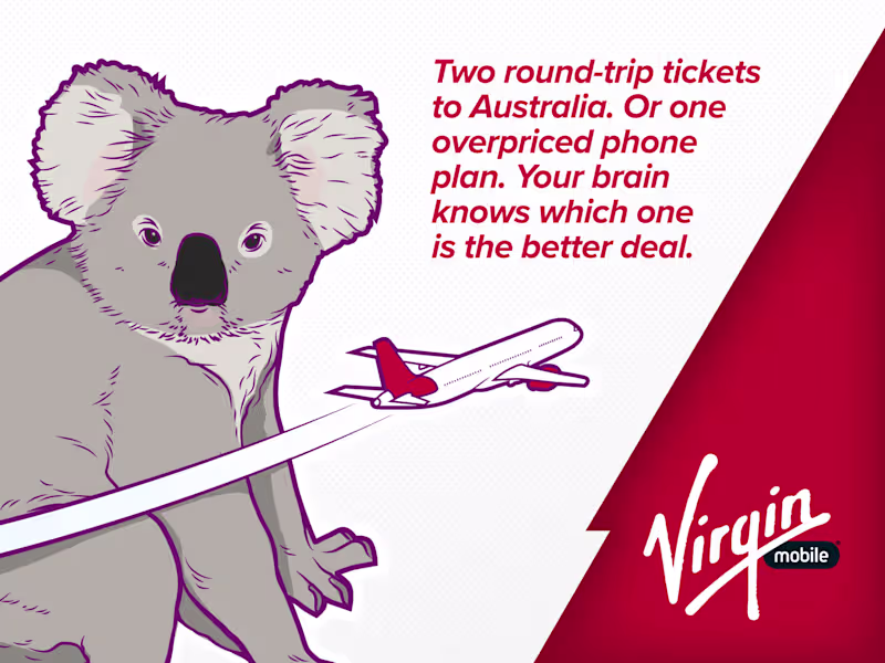 Cover image for Virgin Mobile Retrain Your Brain Campaign