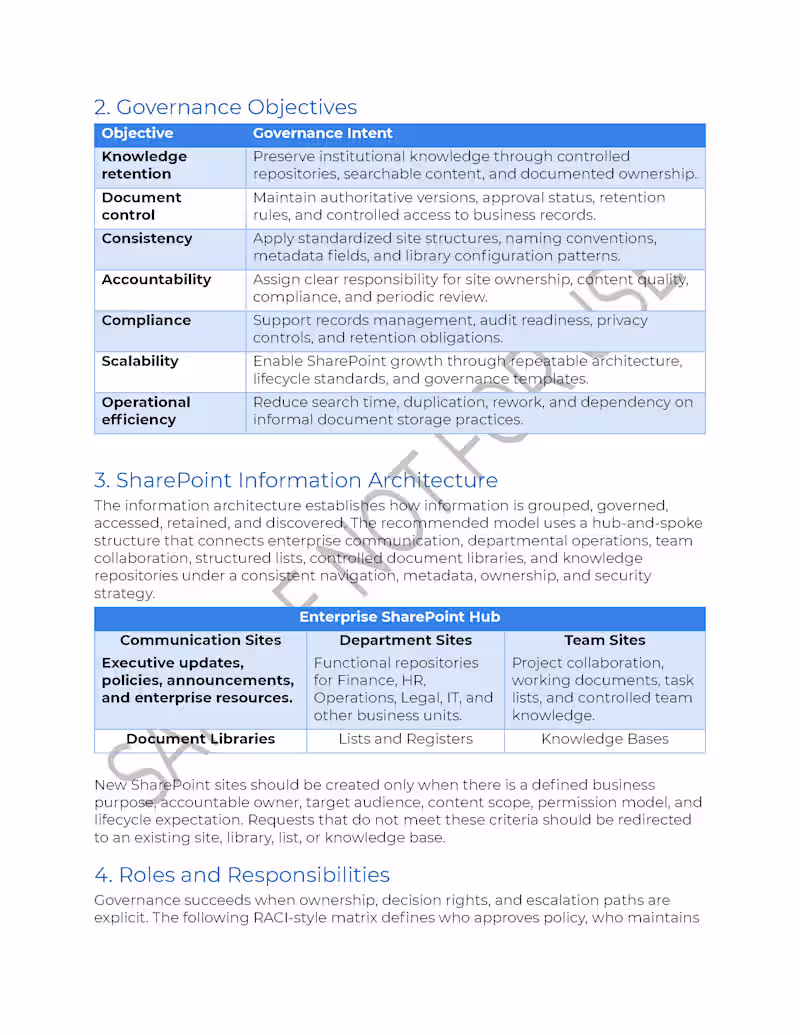 Cover image for This is a project for Sharepoint Governance