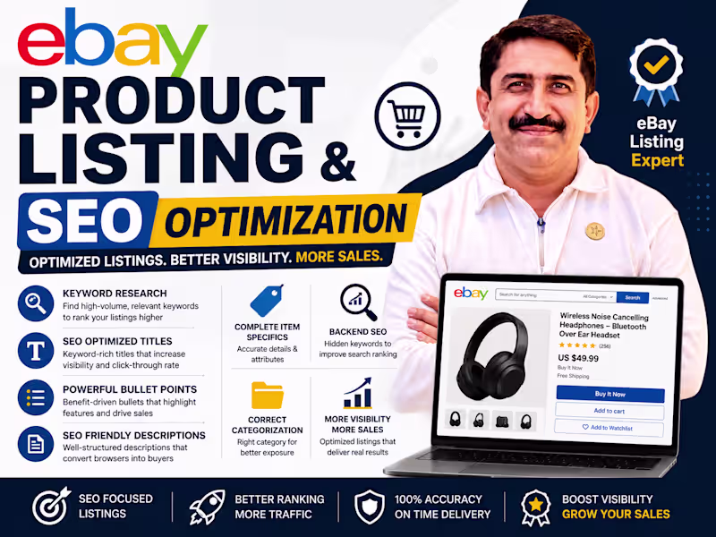 Cover image for eBay Product Listing & SEO Optimization