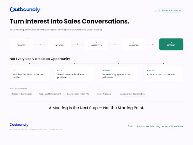 Cover image for Turning Prospects Into Sales Opportunities
A