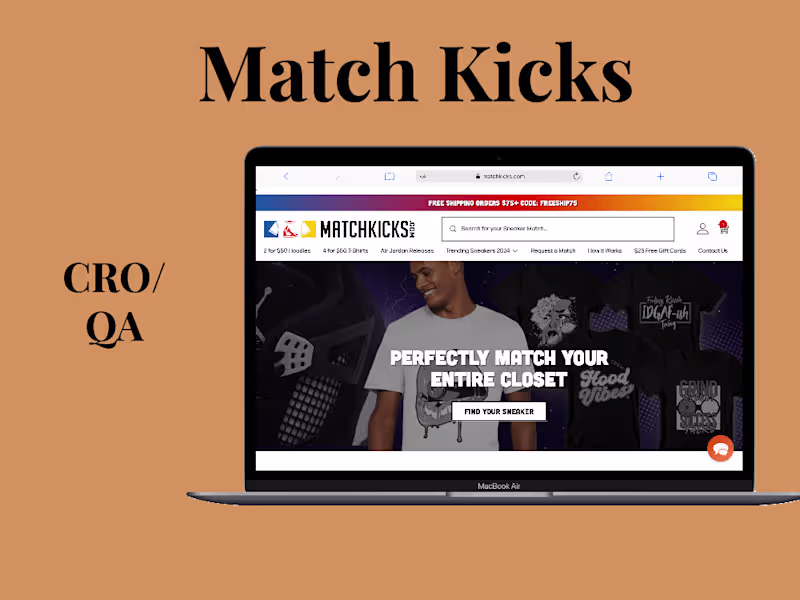 Cover image for MatchKicks | CRO/QA