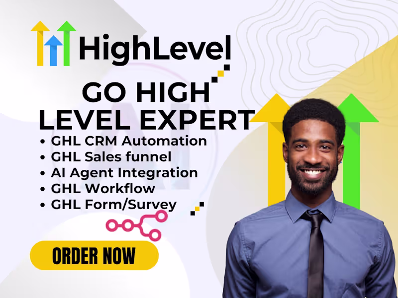 Cover image for GoHighLevel CRM Setup, Workflows & AI Funnel Automation