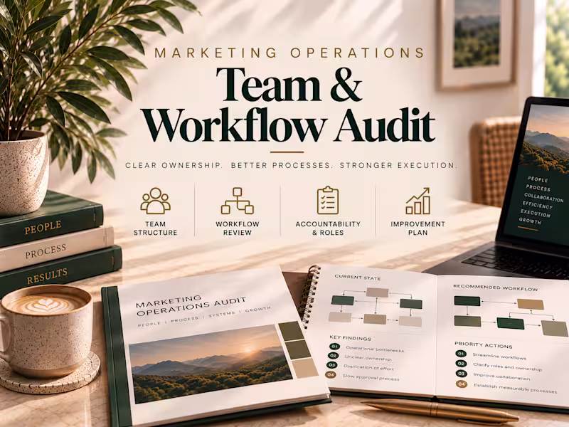 Cover image for Marketing Team & Workflow Audit