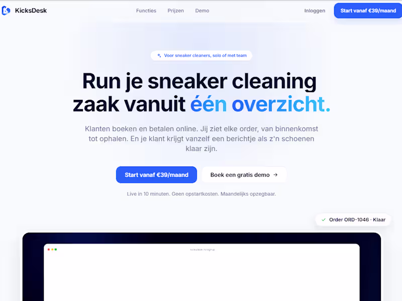 Cover image for KicksDesk