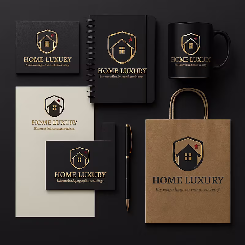 Cover image for HOME LUXURY – Branding for Elegant Living