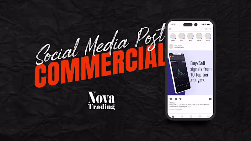 Cover image for Post Commercial for Nova Trading | Animated Instagram Ads 2023 …