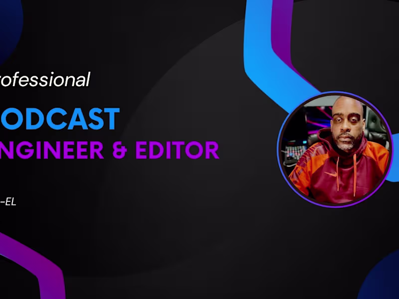Cover image for I will edit, mix and master your podcast at an competitive rate