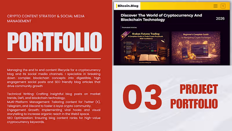 Cover image for CRYPTO CONTENT STRATEGY & SOCIAL