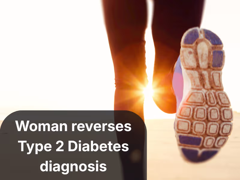 Cover image for Woman reverses Type 2 Diabetes diagnosis