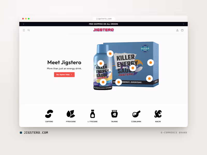 Cover image for Jigstero — E-commerce Brand
