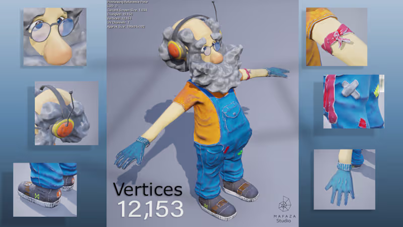 Cover image for Stylized 3D Character for Games & Animation