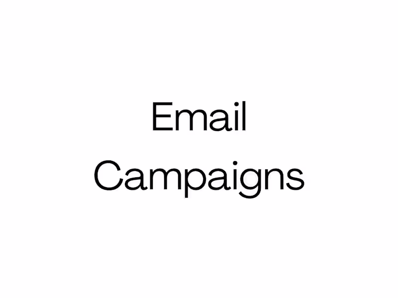 Cover image for Email Campaigns