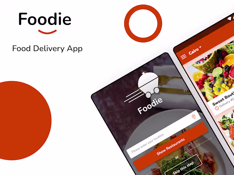 Cover image for Foodie | Food Delivery App - Ui Designs & Prototype