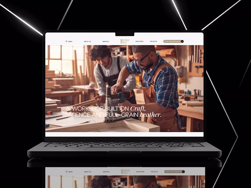Cover image for Leather Zone - Corporate Web