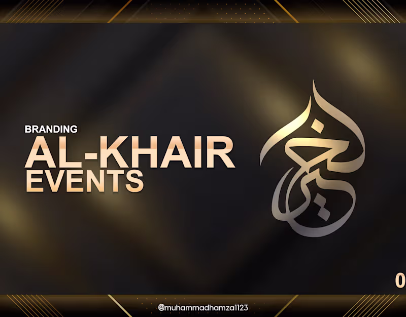 Cover image for AL-Khair events Branding