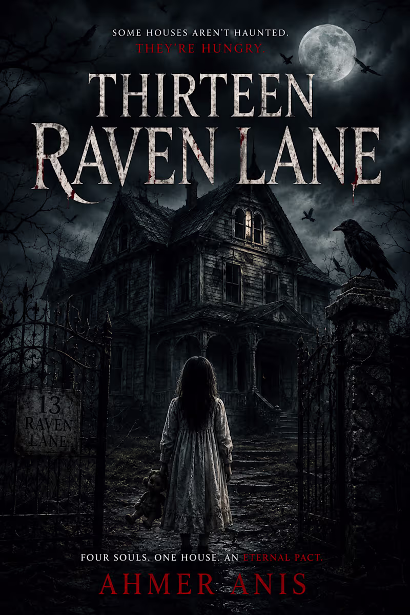 Cover image for THIRTEEN RAVEN LANE — A