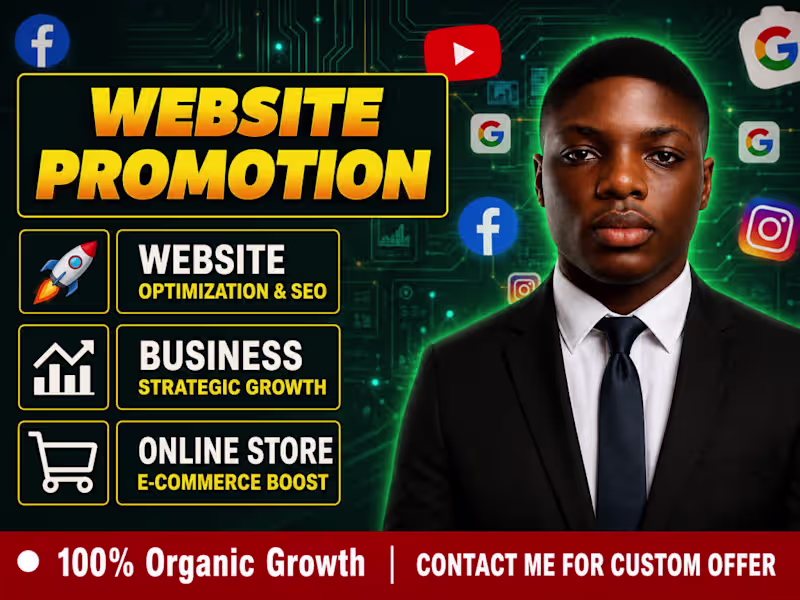 Cover image for Website Promotion & Organic Traffic