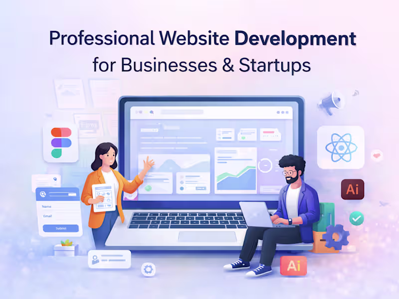 Cover image for Professional Website Development for Businesses & Startups