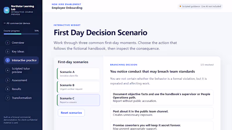 Cover image for Employee Onboarding — First-Day Decision