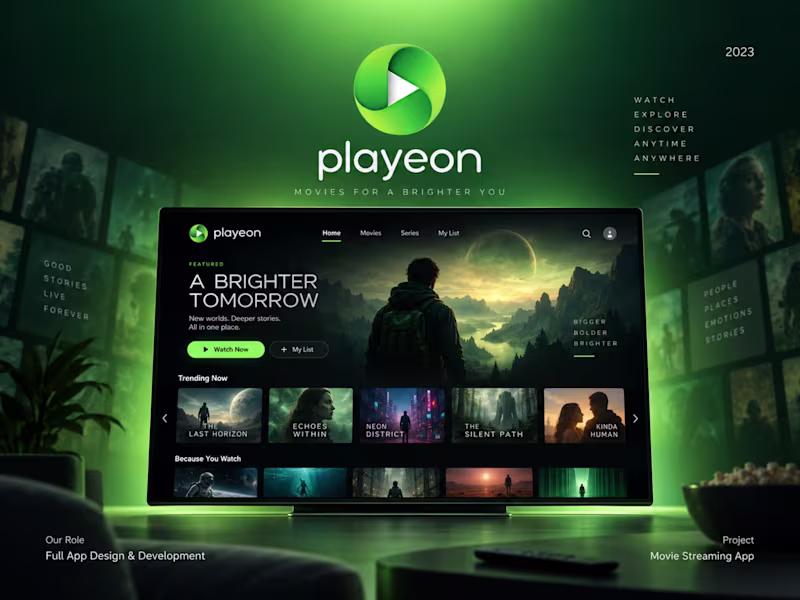 Cover image for Playeon - Streaming Application