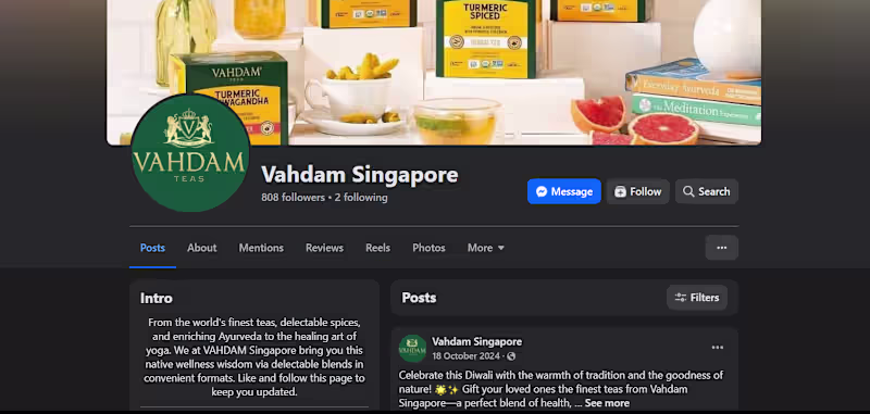 Cover image for Social Media Promotion of Organic Teas