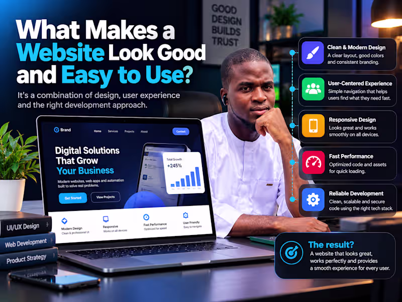 Cover image for A great website is more