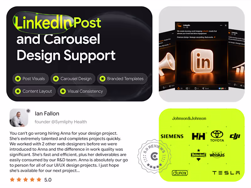 Cover image for LinkedIn Post & Carousel Design Support